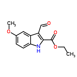 Ethyl 3-formyl-5-methoxy-1H-indole-2-carboxylate_36820-78-7