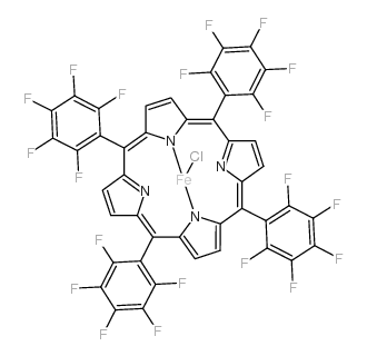 iron(2+),10,12,13,23-tetrakis(2,3,4,5,6-pentafluorophenyl)-21H-porphyrin,dichloride_36965-71-6
