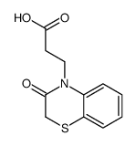 3-(3-oxo-1,4-benzothiazin-4-yl)propanoic acid_37012-79-6