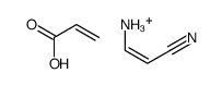 [(E)-2-cyanoethenyl]azanium,prop-2-enoic acid_37809-64-6