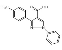 3-(4-methylphenyl)-1-phenylpyrazole-4-carboxylic acid_380910-52-1