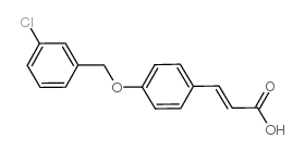 3-[4-[(3-chlorophenyl)methoxy]phenyl]prop-2-enoic acid_385383-37-9