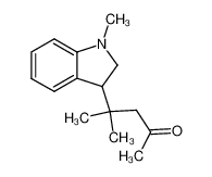 4-Methyl-4-(1-methyl-2,3-dihydro-1H-indol-3-yl)-pentan-2-one_385842-52-4