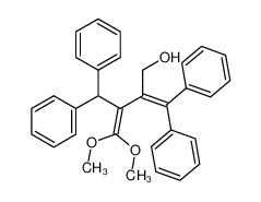 3-Benzhydryl-2-benzhydrylidene-4,4-dimethoxy-but-3-en-1-ol_38592-96-0