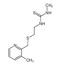 1-Methyl-3-[2-(3-methyl-pyridin-2-ylmethylsulfanyl)-ethyl]-thiourea_38603-40-6
