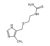 [2-(5-methyl-1(3)H-imidazol-4-ylmethylsulfanyl)-ethyl]-thiourea_38603-54-2