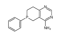 6-phenyl-5,6,7,8-tetrahydro-phosphinino[4,3-d]pyrimidin-4-ylamine_38626-62-9