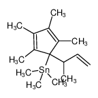 (1-(but-3-en-2-yl)-2,3,4,5-tetramethylcyclopenta-2,4-dien-1-yl)trimethylstannane_386273-24-1