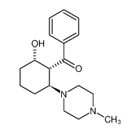 rel-((1R,2S,6S)-2-hydroxy-6-(4-methylpiperazin-1-yl)cyclohexyl)(phenyl)methanone_386278-83-7