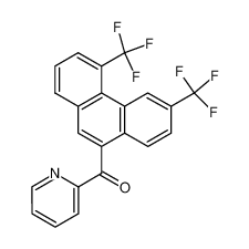 (4,6-Bis-trifluoromethyl-phenanthren-9-yl)-pyridin-2-yl-methanone_38630-27-2