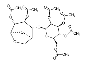 2,3-Di-O-acetyl-1,6-anhydro-4-O-(2,3,4,6-tetra-O-acetyl-β-D-glucopyranosyl)-β-D-glucopyranose_38631-27-5