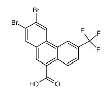 2,3-Dibromo-6-trifluoromethyl-phenanthrene-9-carboxylic acid_38635-89-1