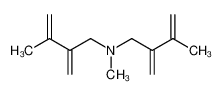 Methyl-bis-(3-methyl-2-methylene-but-3-enyl)-amine_38644-51-8