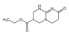 8-oxo-1,3,4,6,7,8-hexahydro-2H-pyrimido[1,2-a]pyrimidine-3-carboxylic acid ethyl ester_38653-24-6