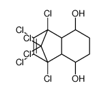 1,2,3,4,9,9-hexachloro-1,4,4a,5,6,7,8,8a-octahydro-1,4-methanonaphthalene-5,8-diol_38667-81-1