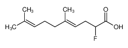 2-Fluor-5,9-dimethyl-Δ4,8-decadiensaeure_3867-46-7