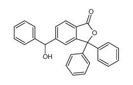 5-(hydroxy-phenyl-methyl)-3,3-diphenyl-3H-isobenzofuran-1-one_3867-60-5