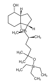 (1R,3aR,4S,7aR)-7a-Methyl-1-((1R,2S)-1,2,5-trimethyl-5-triethylsilanyloxy-hexyl)-octahydro-inden-4-ol_386743-54-0