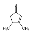 3,4-Dimethyl-cyclopent-2-enethione_38693-66-2