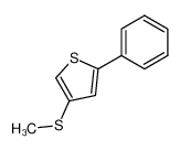 4-methylsulfanyl-2-phenyl-thiophene_38695-64-6