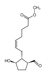 (Z)-7-((1R,2S,5R)-2-Formyl-5-hydroxy-cyclopentyl)-hept-5-enoic acid methyl ester_38698-62-3