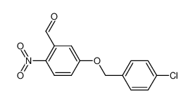 5-(4-Chloro-benzyloxy)-2-nitro-benzaldehyde_38711-09-0