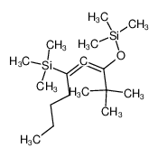 2,2-Dimethyl-5-trimethylsilanyl-3-trimethylsilanyloxy-nona-3,4-diene_38718-80-8