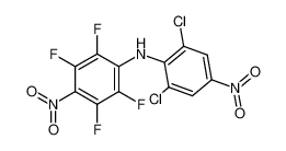 (2,6-Dichloro-4-nitro-phenyl)-(2,3,5,6-tetrafluoro-4-nitro-phenyl)-amine_38727-23-0