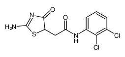 2-(2-amino-4-oxo-4,5-dihydrothiazol-5-yl)-N-(2,3-dichlorophenyl)acetamide_387360-30-7