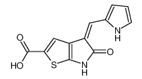 (Z)-4-((1H-pyrrol-2-yl)methylene)-5-oxo-5,6-dihydro-4H-thieno[2,3-b]pyrrole-2-carboxylic acid_387390-12-7