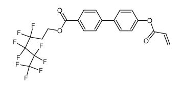2-F-butylethyl-4-(4-acryloyloxyphenyl)benzoate_387399-58-8