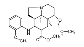 ent-(21Ξ)-6β,21-epoxy-17,21-dimethoxy-(2ξ)-aspidospermidine-3ξ-carboxylic acid methyl ester_38741-29-6