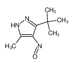 3-tert-butyl-5-methyl-4-nitroso-1(2)H-pyrazole_38749-06-3
