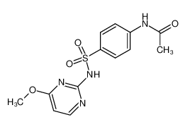 4-acetylamino-N-(4-methoxy-pyrimidin-2-yl)-benzenesulfonamide_3875-13-6