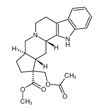 16-acetoxymethyl-17-nor-yohimbane-16-carboxylic acid methyl ester_38752-86-2