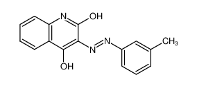 3-m-Tolylazo-chinolin-2,4-diol_38777-55-8