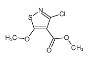 3-chloro-5-methoxy-isothiazole-4-carboxylic acid methyl ester_3878-06-6