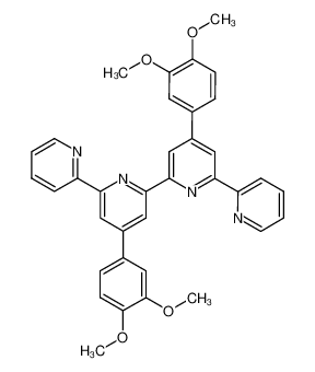 4',4'-bis[3,4-(dimethoxy)phenyl]-2,2':6',2':6',2''-quaterpyridine_387869-12-7