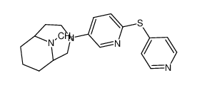 (+-) 3-(6-Pyrid-4-ylthio-3-pyridyl)-10-methyl-3,10-diazabicyclo-[4.3.1]-decane_387870-30-6