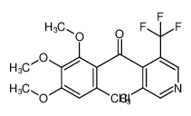 (3-chloro-5-(trifluoromethyl)pyridin-4-yl)(2,3,4-trimethoxy-6-methylphenyl)methanone_387880-14-0