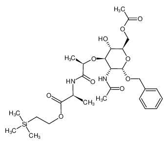 (S)-2-[(R)-2-((2R,3S,4R,5R,6S)-2-Acetoxymethyl-5-acetylamino-6-benzyloxy-3-hydroxy-tetrahydro-pyran-4-yloxy)-propionylamino]-propionic acid 2-trimethylsilanyl-ethyl ester CAS:387881-17-6 manufacturer & supplier