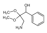 3-Amino-2,2-dimethoxy-1-phenylpropanol_38789-31-0