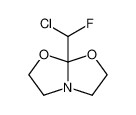 7a-(chloro-fluoro-methyl)-tetrahydro-oxazolo[2,3-b]oxazole_38789-34-3