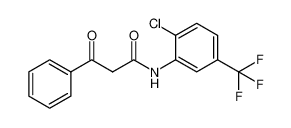 N-[2-chloro-5-(trifluoromethyl)phenyl]-3-oxo-3-phenylpropanamide_388093-93-4