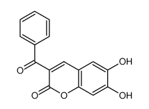 3-benzoyl-6,7-dihydroxy-chromen-2-one_388119-15-1