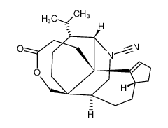 1-cyano-20-hydroxy-(12βH)-1,12-seco-daphn-8-en-23-oic acid lactone_38826-59-4