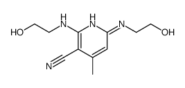 2,6-bis(2-hydroxyethylamino)-4-methylpyridine-3-carbonitrile_38841-88-2