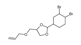 2-(3,4-dibromocyclohexyl)-4-(2-propenyloxymethyl)-1,3-dioxolane_388566-51-6
