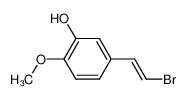 (E)-5-(2-bromoethenyl)-2-methoxyphenol_388566-85-6