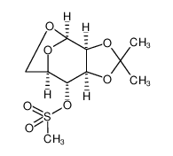 1,6-anhdyro-2,3-O-isopropylidene-4-O-(methylsulfonyl)-β-D-mannopyranose_388578-28-7